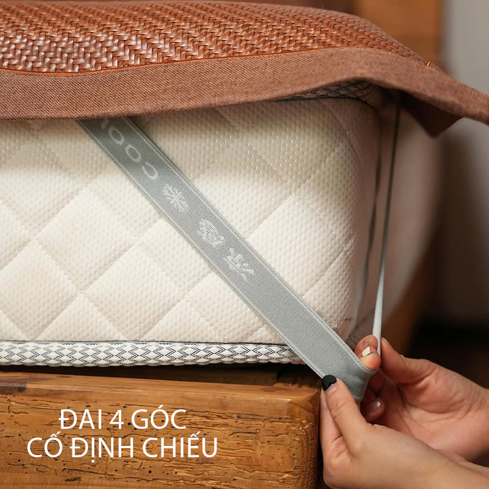 Chiếu Mây Cuộn Gấp Gọn Điều Hoà 1.8m - Mát Lạnh, Không Mùi, Bền Đẹp - NAM BẮC BEDDING