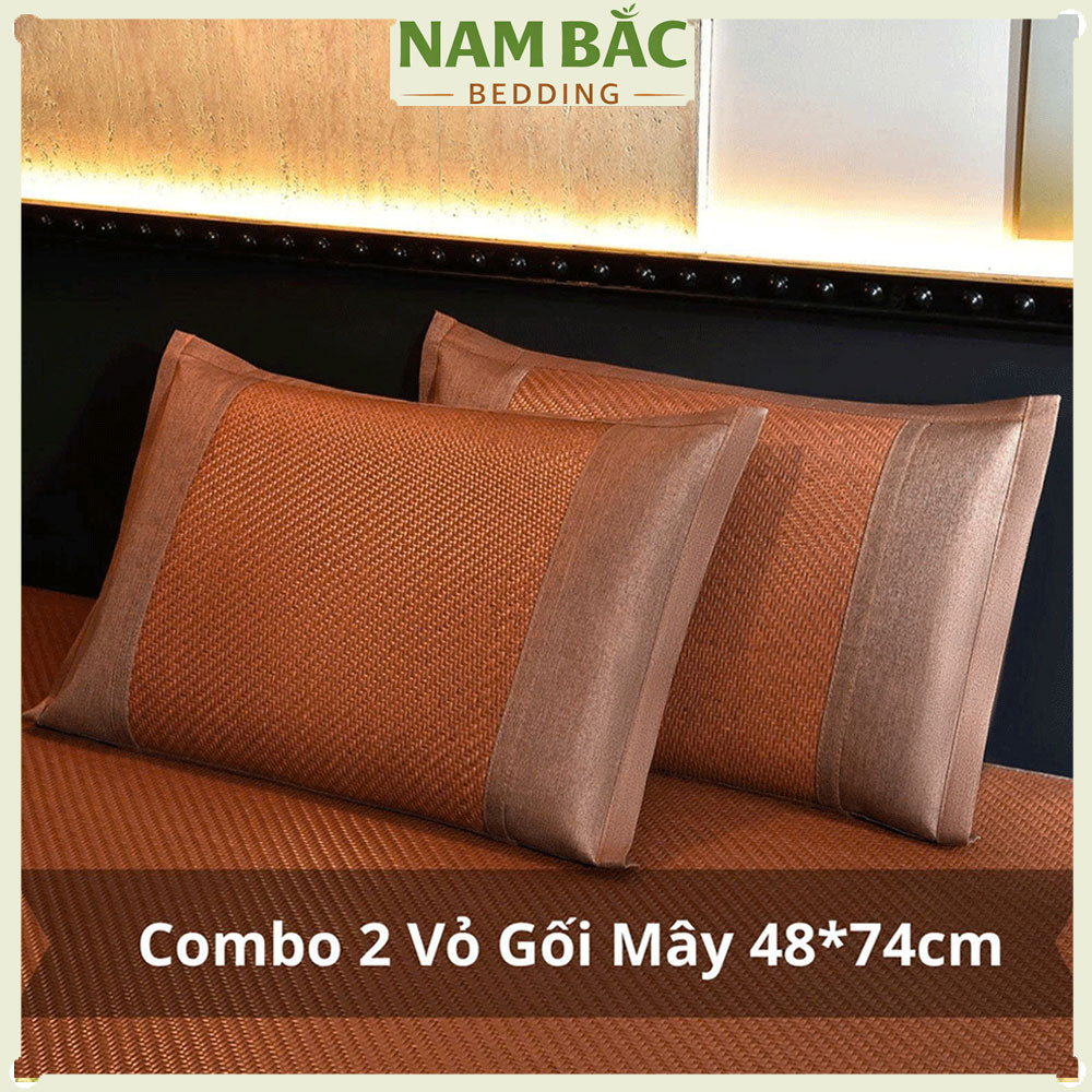 Vỏ Gối Mây Điều Hoà (48*74cm) - Mát Lạnh, Không Mùi, Bền Đẹp - NAM BẮC BEDDING