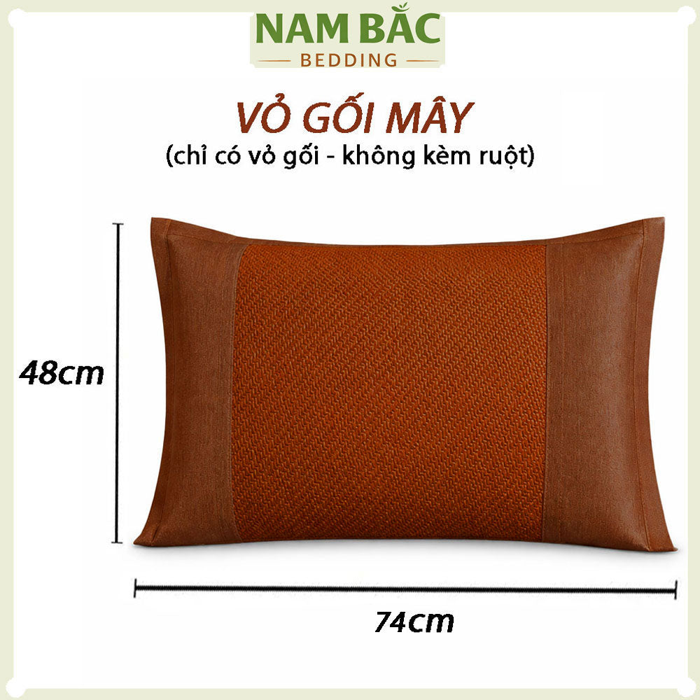 Vỏ Gối Mây Điều Hoà (48*74cm) - Mát Lạnh, Không Mùi, Bền Đẹp - NAM BẮC BEDDING